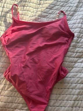 Pink One Piece Swimsuit